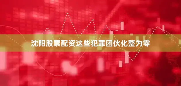 沈阳股票配资这些犯罪团伙化整为零