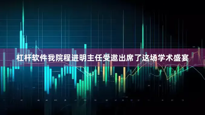 杠杆软件我院程进明主任受邀出席了这场学术盛宴