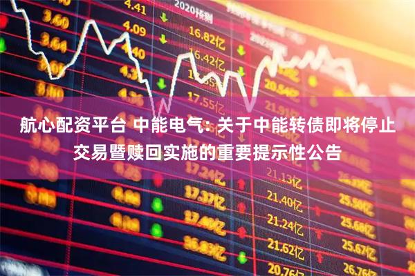 航心配资平台 中能电气: 关于中能转债即将停止交易暨赎回实施的重要提示性公告